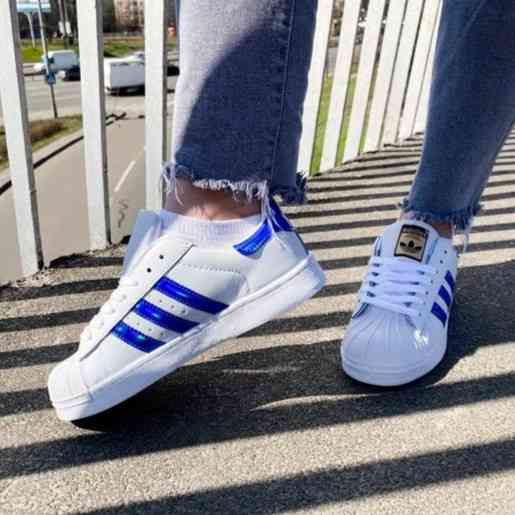 Кроссовки Adidas Superstar Белые Адидас Суперстар Кожаные Женские (размеры: 36,37,38,39,40) - 29-7 Видео Обзор Днепр
