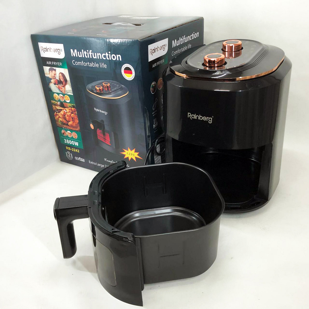 Електроплити без духовки, Фритюрниця гаряче повітря, Фритюрниця для приготування фрі-картоплі без олії JI-68 Львів - фото 7