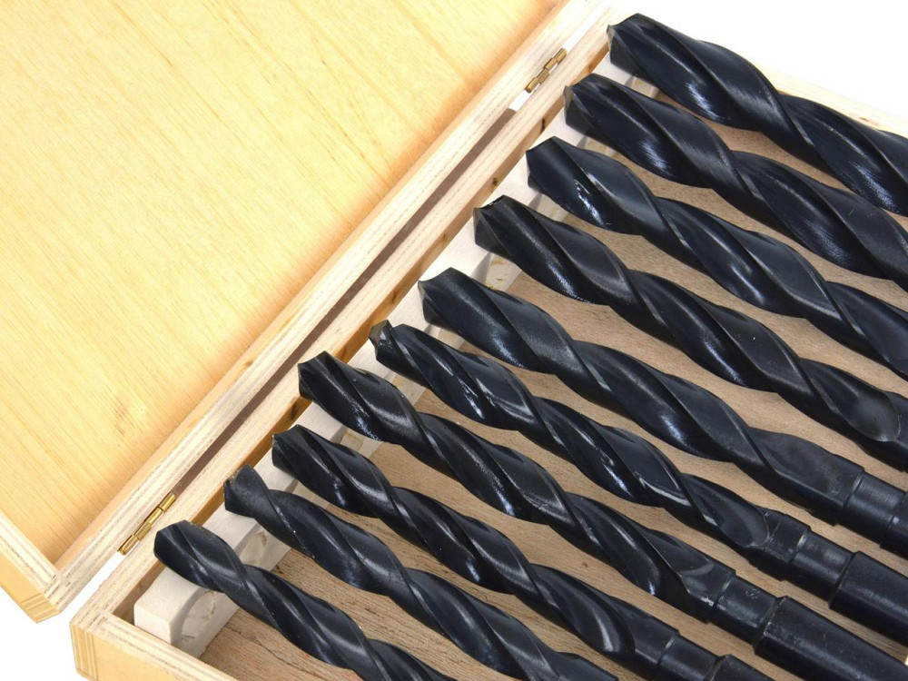 Свердла металу конус B16-MK2 "GEKO" [комплект 10шт] HSS 14,5-23,0мм в дерев'яному кейсі Київ - фото 7