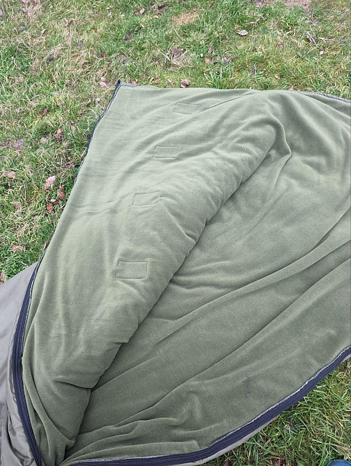 Зимовий спальний мішок із підігрівом просторий -35. Спальник ЗСУ. Військовий спальний мішок збільшен Днепр - изображение 8