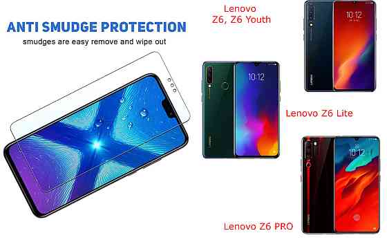 Защитное стекло NeoGlass для Lenovo Z6, Z6 Lite, Z6 PRO, Z6 Youth – ультрапрозрачное и устойчивое Киев