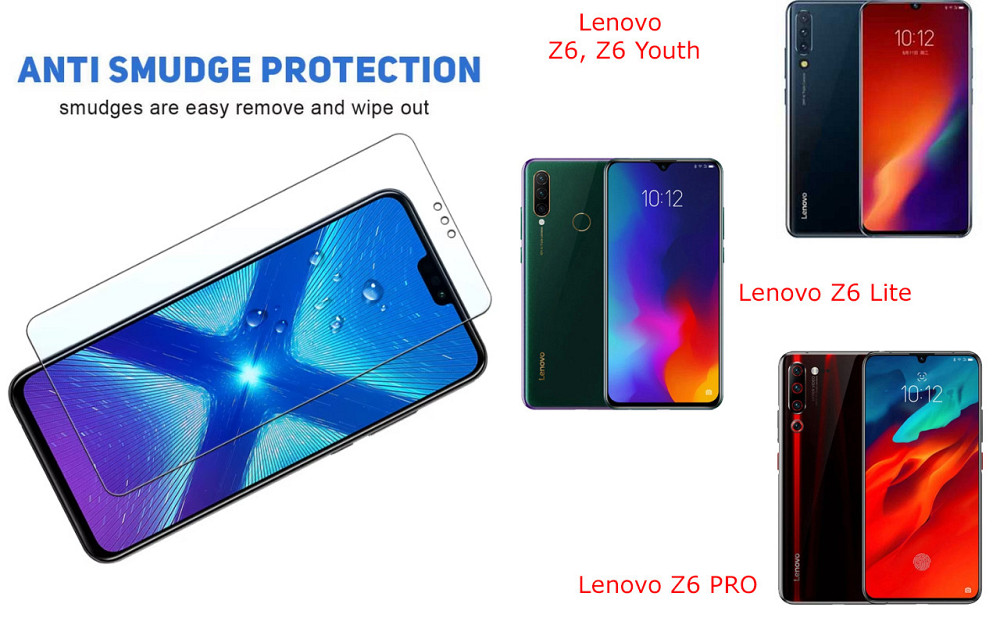 Защитное стекло NeoGlass для Lenovo Z6, Z6 Lite, Z6 PRO, Z6 Youth – ультрапрозрачное и устойчивое Киев - изображение 3