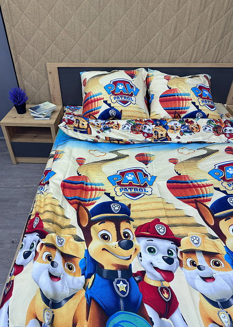 Комплект детского постельного белья Фланель, Koloco Полуторный 150х210 с разноцветным принтом (88-062) Киев - изображение 5