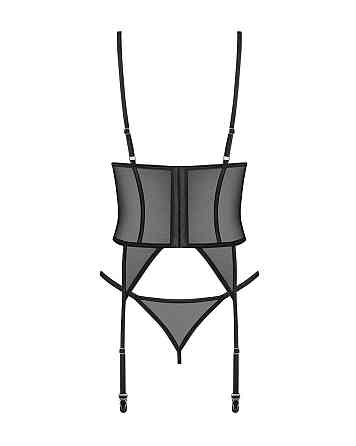 Корсет Obsessive Euridia corset & tanga M/L Sex Aura Киев
