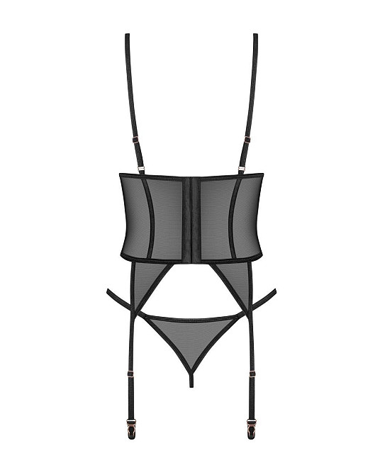 Корсет Obsessive Euridia corset & tanga M/L Sex Aura Киев - изображение 5