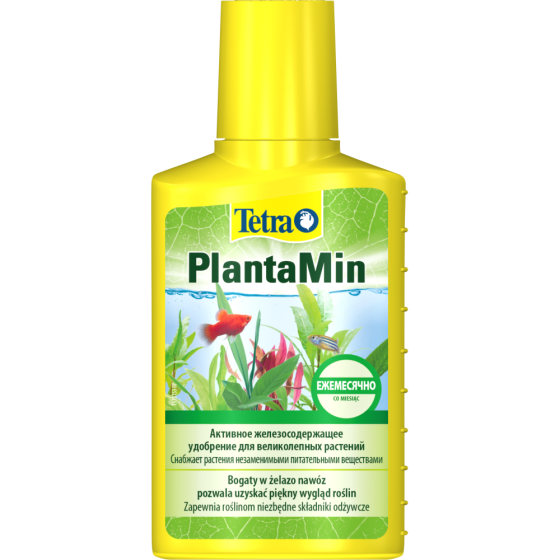 Добриво Tetra PlantaMin для зелених акваріумних рослин з залізом 100 мл на 400 л Київ