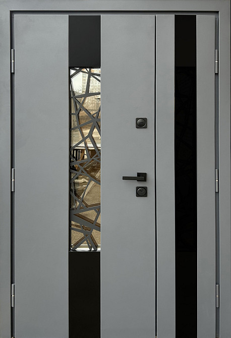 Двері вуличні серія СТРОНГ з ТЕРМОРОЗРИВОМ модель ПЛАЗА 1200 Київ - фото 1