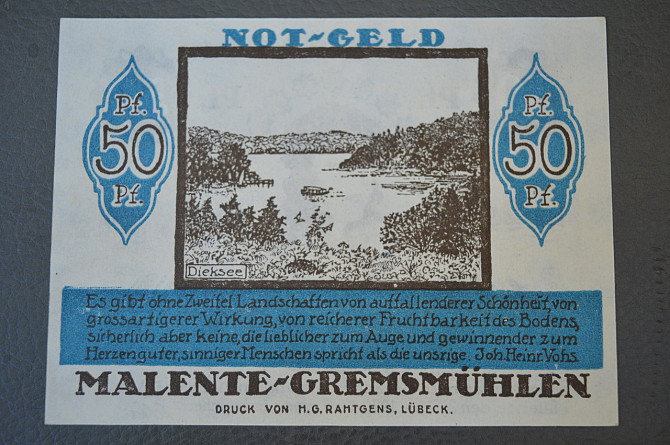 Германия. Нотгельд. 50 Pf ( 13 ) Полтава - изображение 1