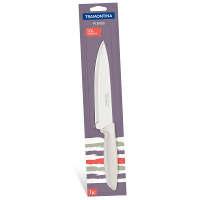 Кухонний ніж Tramontina Plenus Light Grey Chef 178 мм (23426/137) Вінниця - фото 3