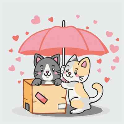 Картина по номерам ArtCraft Котики в коробці 30х30 см (15565-AC) Вінниця