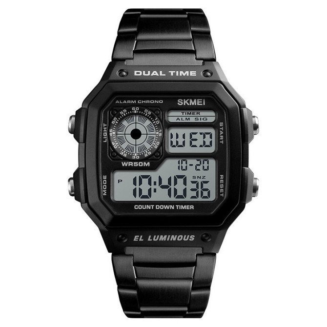 Мужские часы Skmei 1335 Ripple Black Винница - изображение 1
