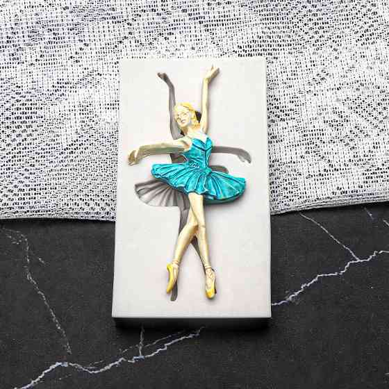 Молд кондитерский Балерина 46 на 83 мм серый Киев