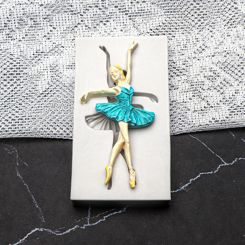 Молд кондитерский Балерина 46 на 83 мм серый Киев - изображение 3