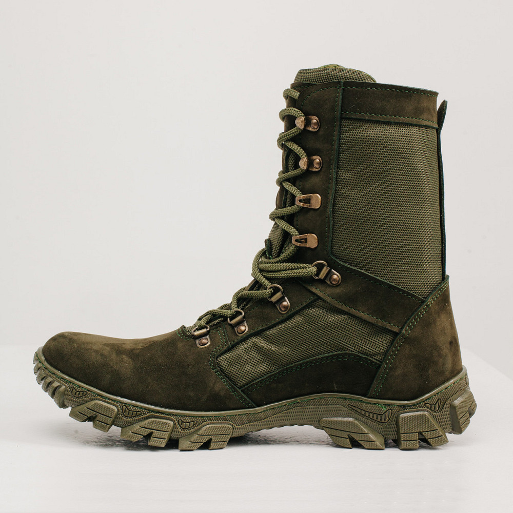 Берцы Зимние  Олива На Флисе  