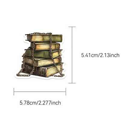 Набор винтажных стикеров 50 шт – магические наклейки в ведьминском стиле Киев