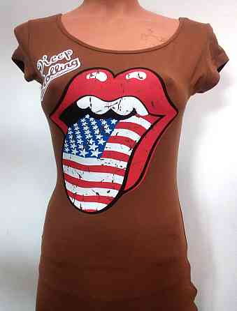 Женская футболка ROLLING STONES,мультик Сумы