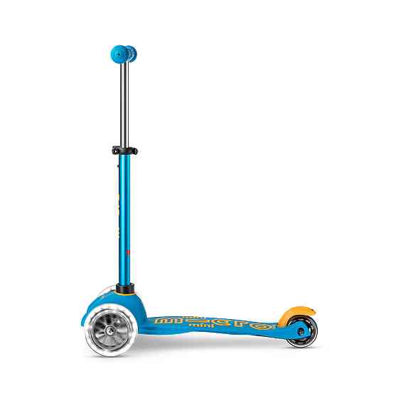 Самокат Micro серії Mini Deluxe LED – Блакитний океан Дніпро