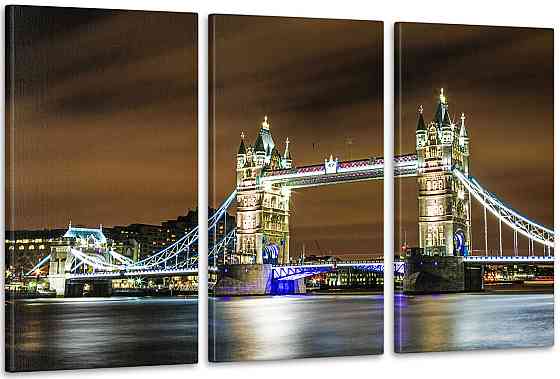 Модульна картина Нічний Лондон Аrt-106_3А Київ