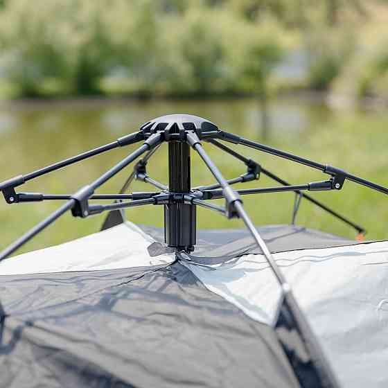 Автоматическая трехместная палатка LU-016B черная Киев