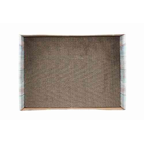 Царапка-лежак Trixie для кошек с кошачьей мятой картон имитация дерева 45х12х33 см Киев