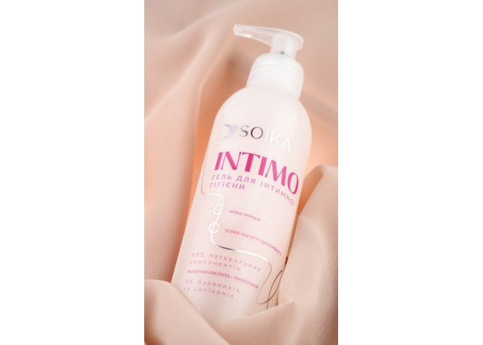 Soika Гель для інтимної гігієни INTIMO з молочною кислотою та пребіотиками, 315 мл Чернівці - фото 2