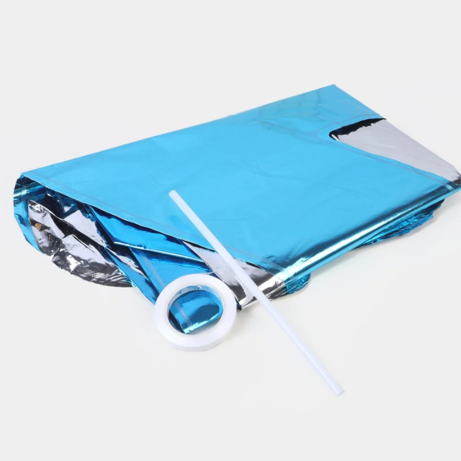 Фольговані надувні кулі Happy Birthday срібло блакитна висота 40 см Київ - фото 2