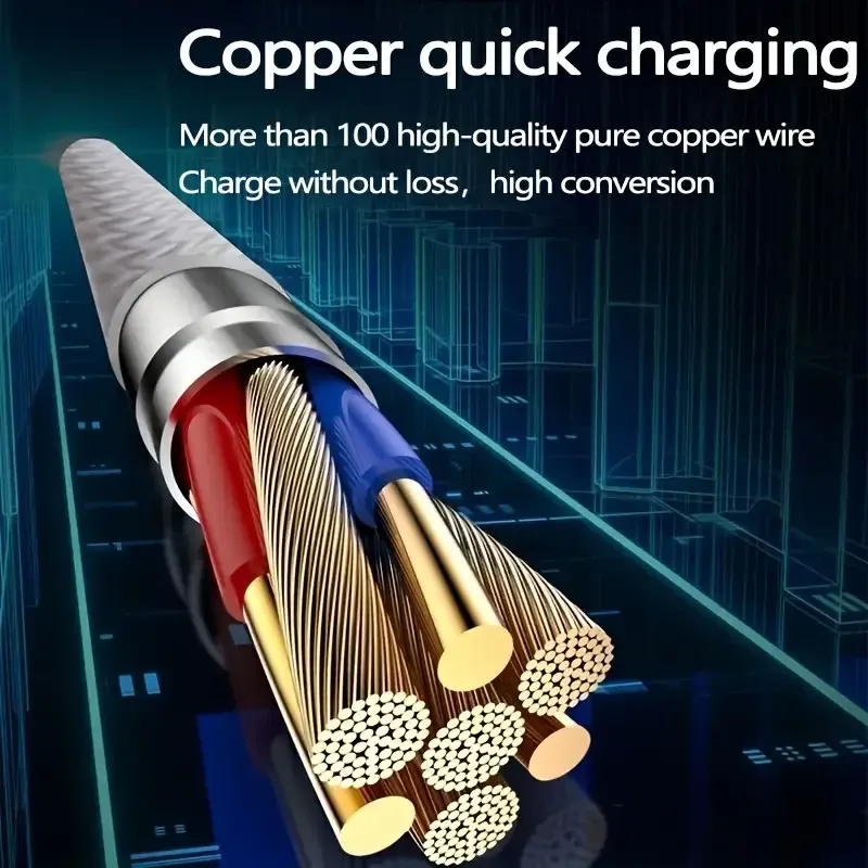 Кабель Type-C Lightning Pavareal Q33PD 1м для iPhone/iPad Київ - фото 8