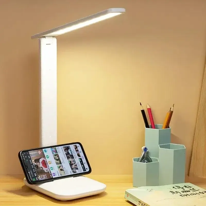 Настольная лампа сенсорное управление без аккумулятора, три режима света LED L02 10W USB 5V white Запорожье - изображение 2