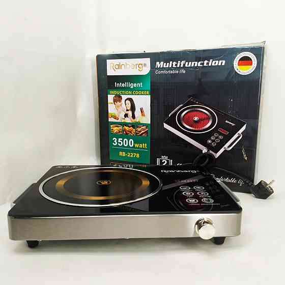 Плита бытовая переносная Rainberg RB-2278 3200Вт, Комфорка электрическая, Плита напольная мощная EN-55 Львов