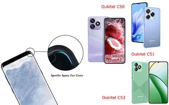 Захисне скло HyperGlass Pro для Oukitel C50, Oukitel C51, Oukitel C53 – максимальна чутливість та захист Київ