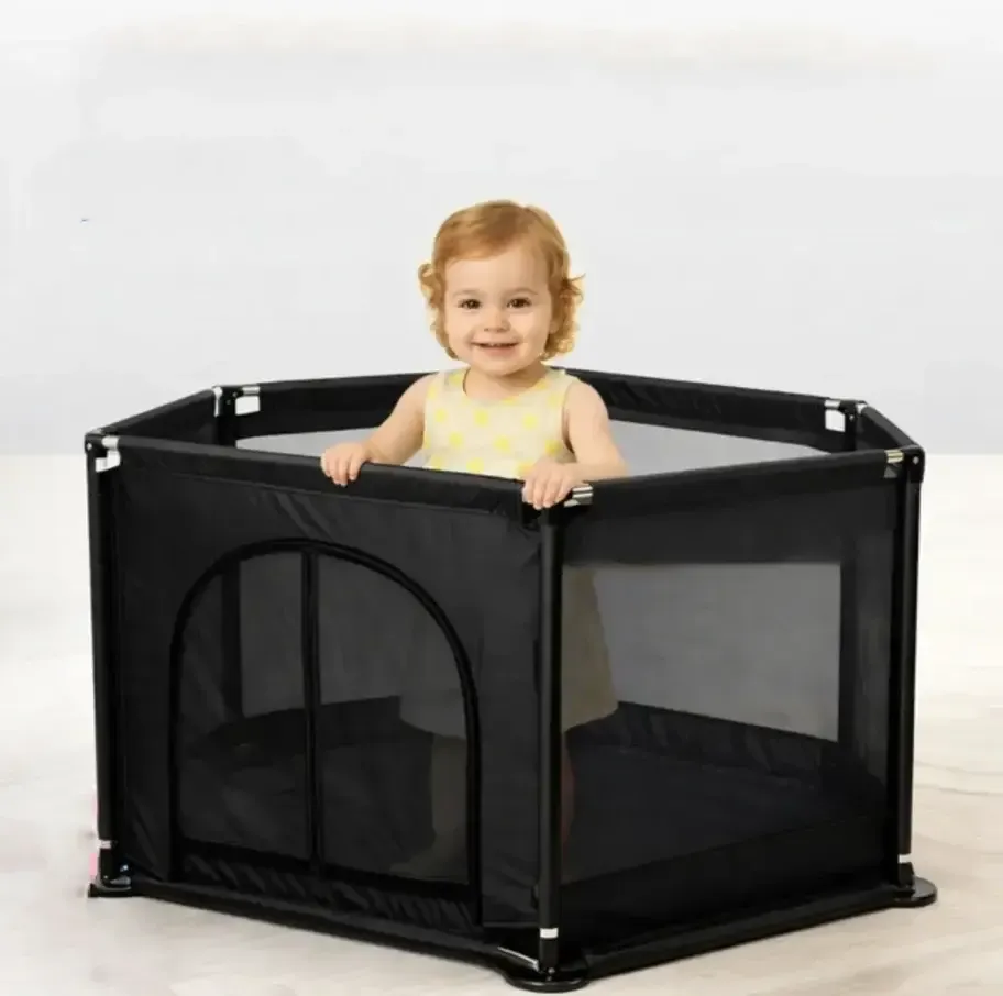 Манеж детский Malatec 125х113х64 см Черный Коломия - фото 2