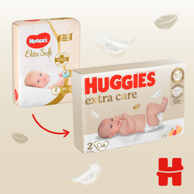 Підгузки Huggies Extra Care 2 (3-6 кг) 58 шт (5029053578071) Вінниця - фото 10