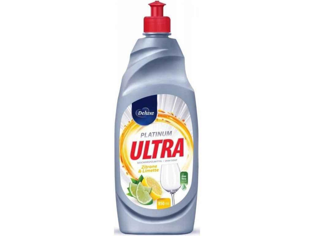 Бальзам для миття посуду 850мл ULTRA Platinum Zitrone Цитрус ТМ DELUXE Киев - изображение 1