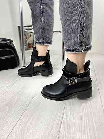 Жіночі черевики ANDNNON чорні еко-шкіра 39р. (1188) Коломия