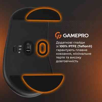Мишка GamePro Genesis Avenger Wireless/Bluetooth/USB Black (GM096B) Вінниця