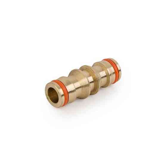 Ніпель латунний для з'єднання двох конекторів, BRASS, BR-2200 Киев