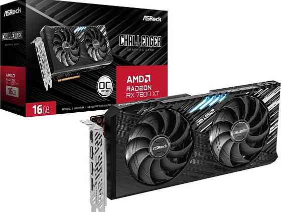 Відеокарта ASRock Radeon RX 7800 XT Challenger 16GB OC Нова! Харків