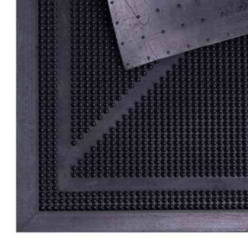 Резиновый бытовой коврик РОМБ 80x120 см, толщина 1 см, вес 6 кг Харьков