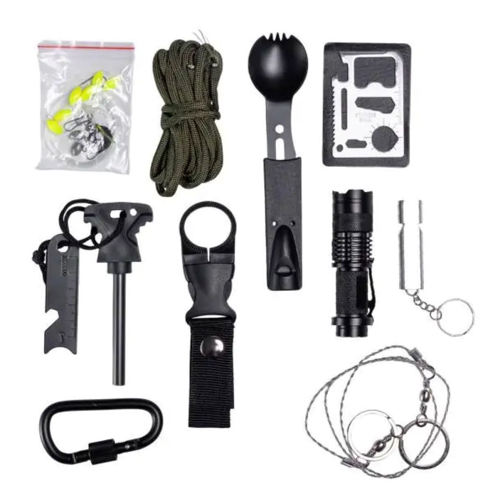 Lugi Туристичний набір інструментів для виживання 21х15х12 см похідний набір з аптечкою і лопат Київ - фото 6