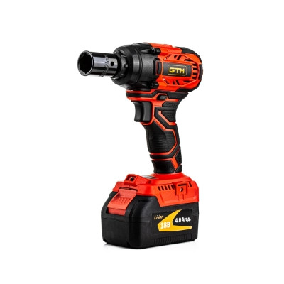 Гайковерт GTM IWC18/320BL, 18В, 320Нм, 1/2", 2x4Ah, кейс (IWC18/320BL) Вінниця - фото 2