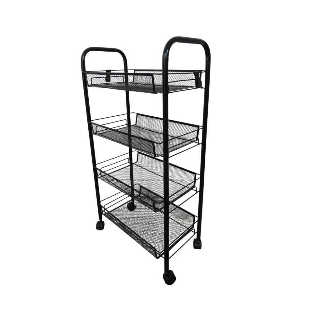 Стелаж етажерка з полицями на колесах Bonro B-074 візок Київ - фото 2