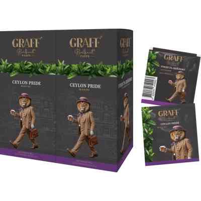 Чай Graff Ceylon pride Чорний Байховий 20 пакетиків х 2 г (4820279610450) Вінниця