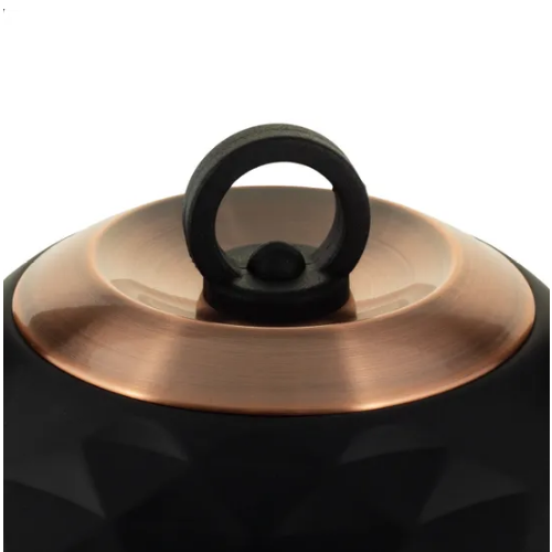 Чайник 3л нержавіюча сталь зі свистком з ручкою "soft-touch" (ручка:чорний) 867 KAMILLE Житомир