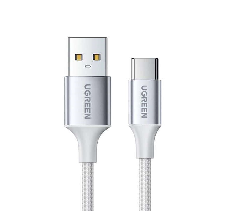 Кабель UGREEN USB-A до USB-C 1м (Білий) Київ - фото 4