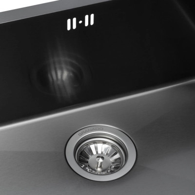 Мойка кухонная GRANADO Under top L STEEL S201 black (GS09201B) Винница - изображение 4