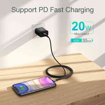 Дата кабель USB-C to Lightning 2.0m MFI Choetech (IP0041-BK) Винница