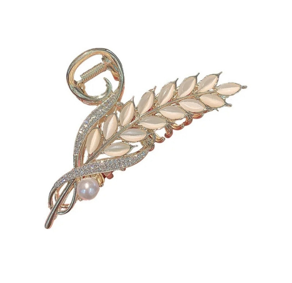 Заколка-крабік колосок Золотистий Смела - изображение 4