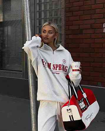 Жіночий теплий прогулянковий костюм двійка у спортивному стилі тринитка на флісі Одеса