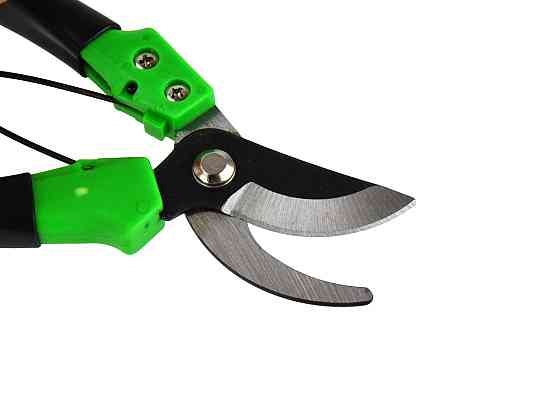 Секатор садовий "GeKo" для гілок до 20мм, пластмасові ручки, загальна довжини 200мм Киев