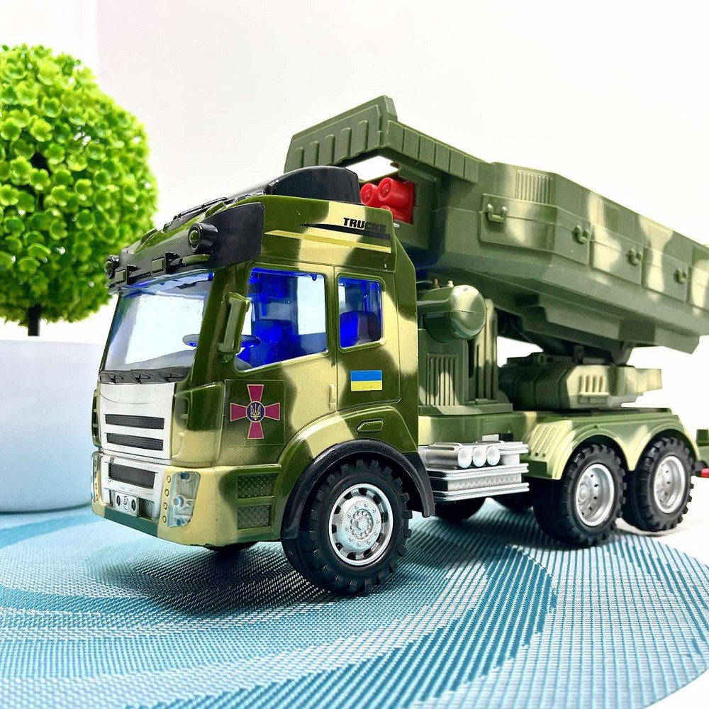 Машина на радіокеруванні TK Group військова вантажівка з ракетною установкою Зелений (78744) Чернигов - изображение 1